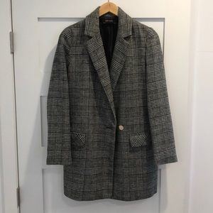 LIKE NEW Zara Woman Plaid Coat